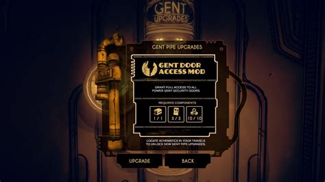 Bendy and the Dark Revival: All Gent Pipe Upgrades Locations